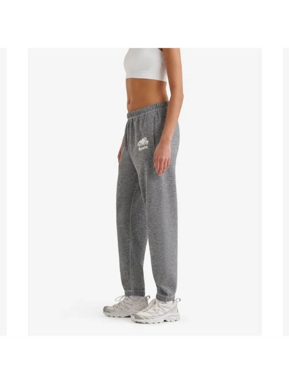 Roots Organic Original Sweatpant Salt And Pepper